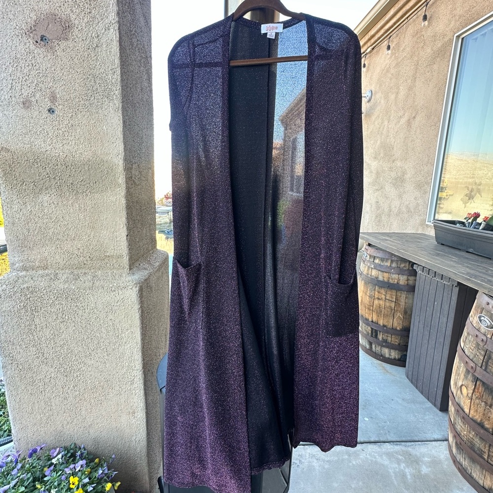 Lularoe Sparkly Sarah Cardigan